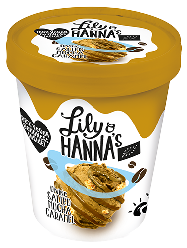 Lily & Hanna's Divine salted mocha caramel bio & raw 500ml